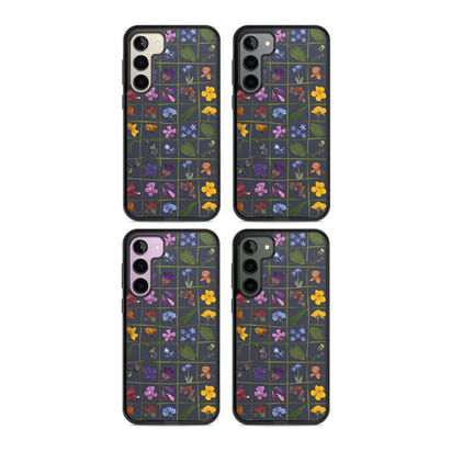 Grille de fleurs sauvages