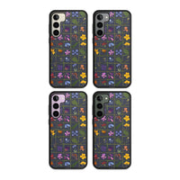 Grille de fleurs sauvages