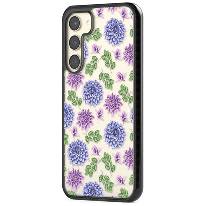 Purple Dahlias Floral