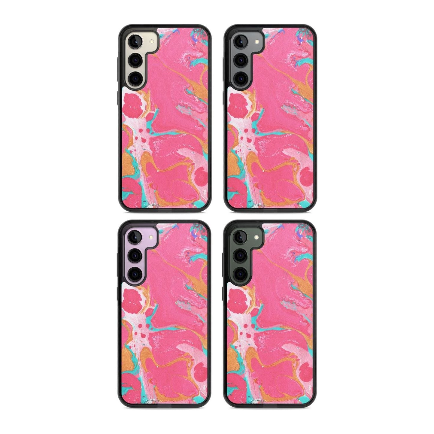 Vibrant Marbled Paper