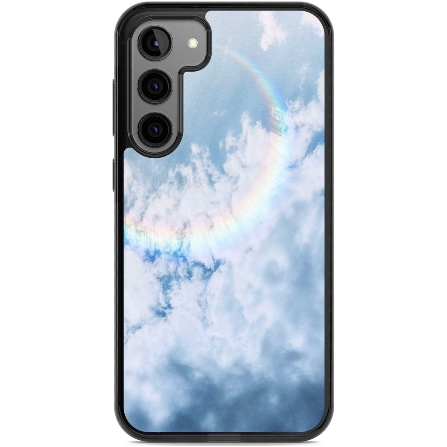 Pastellfarbener Regenbogenhimmel