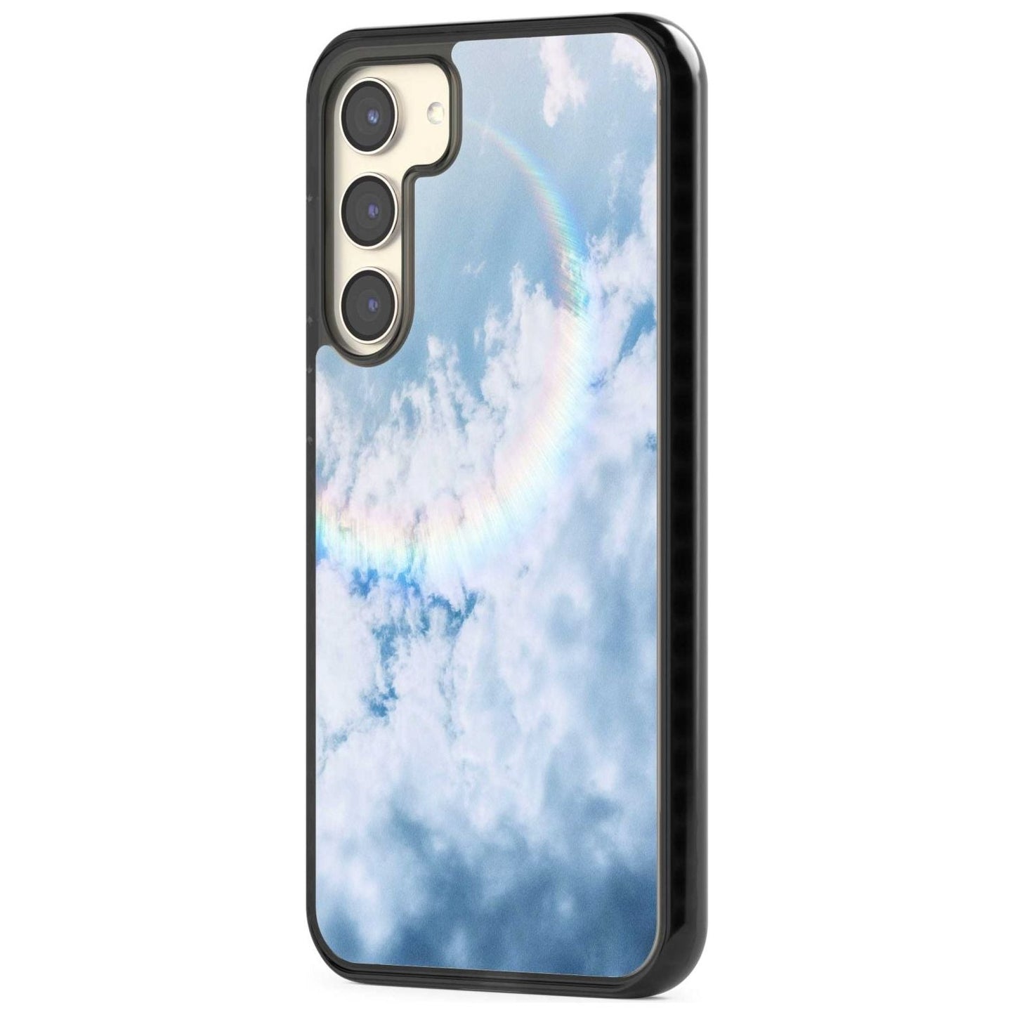 Pastellfarbener Regenbogenhimmel