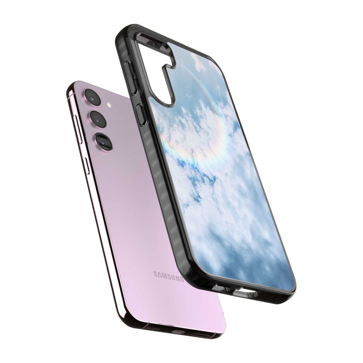 Pastellfarbener Regenbogenhimmel