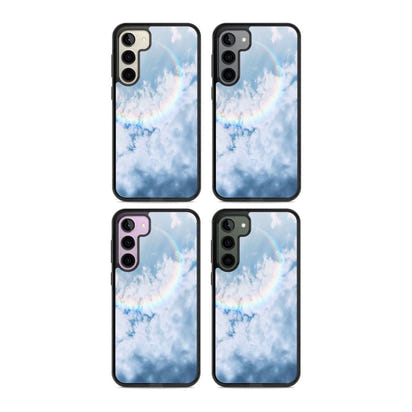 Pastellfarbener Regenbogenhimmel