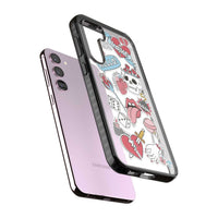 Autocollants Crâne et Fleurs