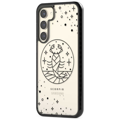 Emblème du Scorpion - Design Cosmique