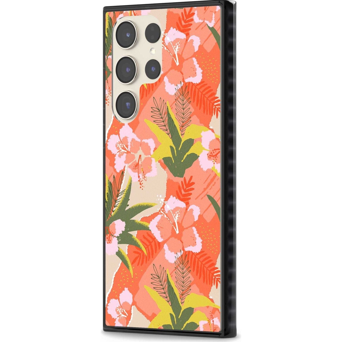 Hawaiian Flowers Abstract Pattern