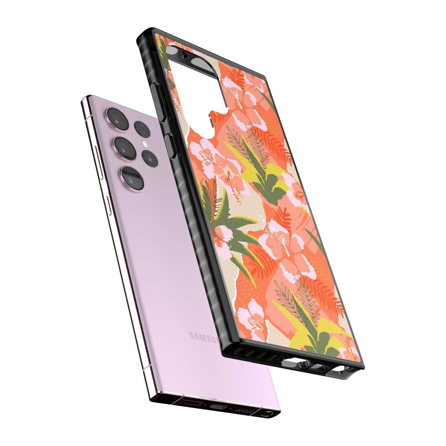 Hawaiian Flowers Abstract Pattern