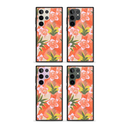 Hawaiian Flowers Abstract Pattern