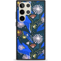 Dark Botanicals Abstract Pattern