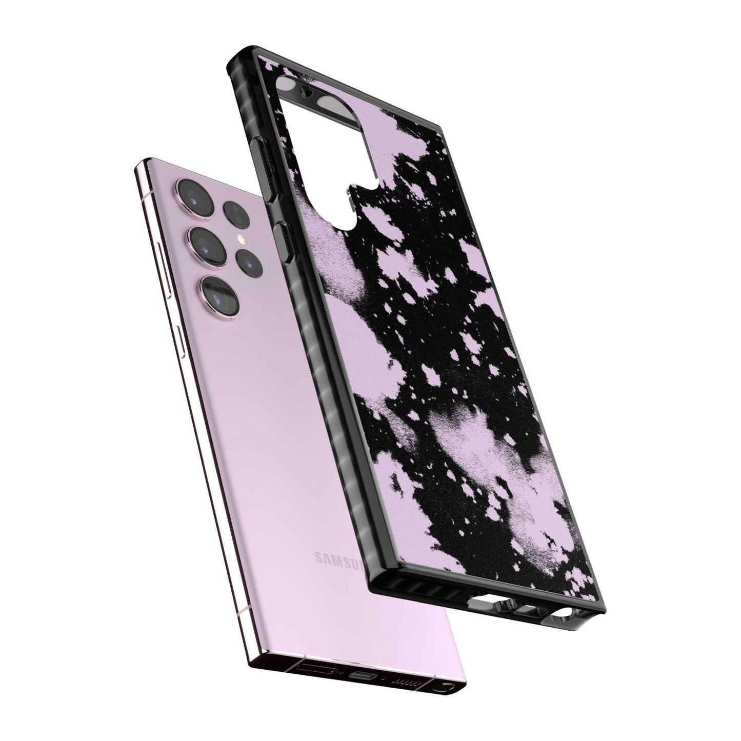 Pink & Black Acid Wash Tie Dye