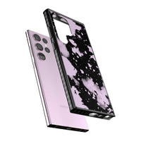 Pink & Black Acid Wash Tie Dye