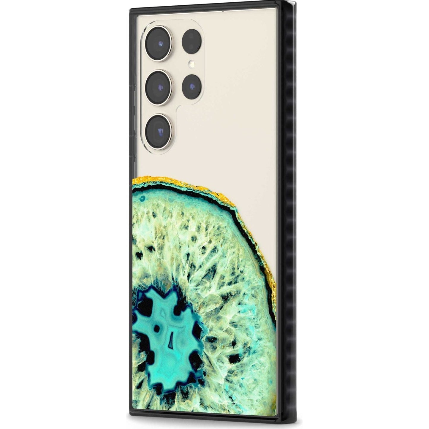 Géode turquoise en cristal