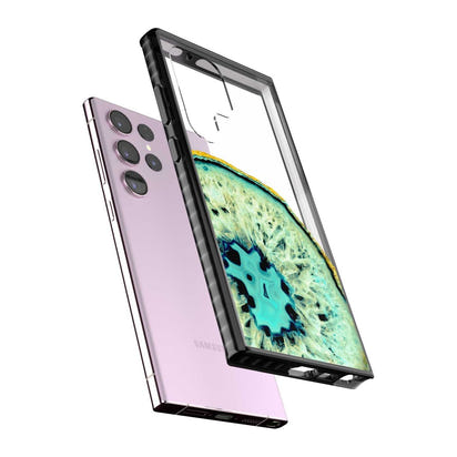 Géode turquoise en cristal