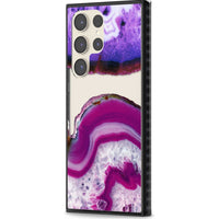 Tranche de cristal d'améthyste