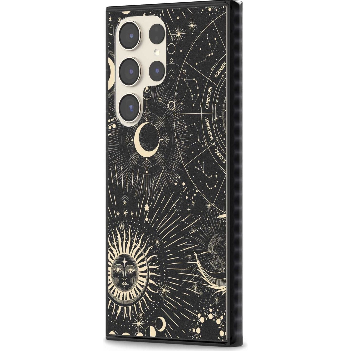 Soleil cosmique et symboles du zodiaque