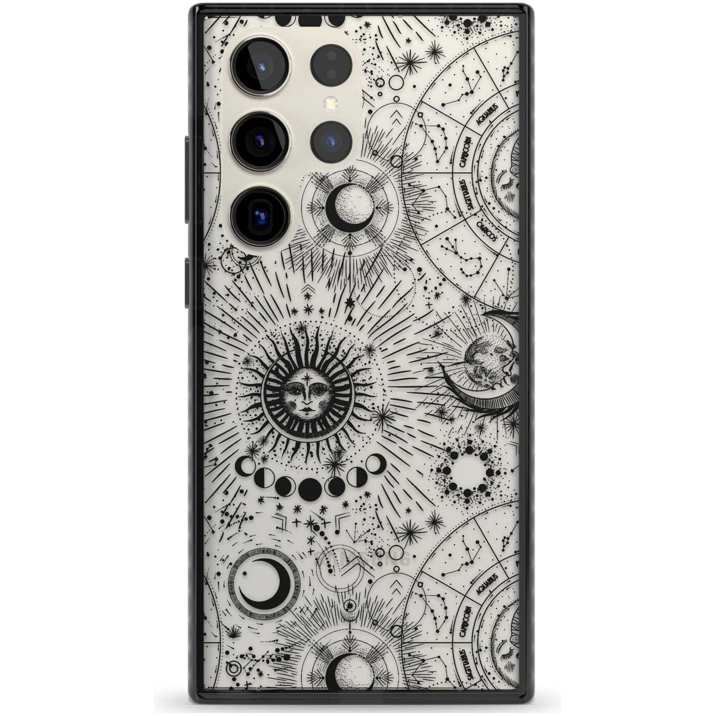 Soleils et Zodiaque Carte solaire