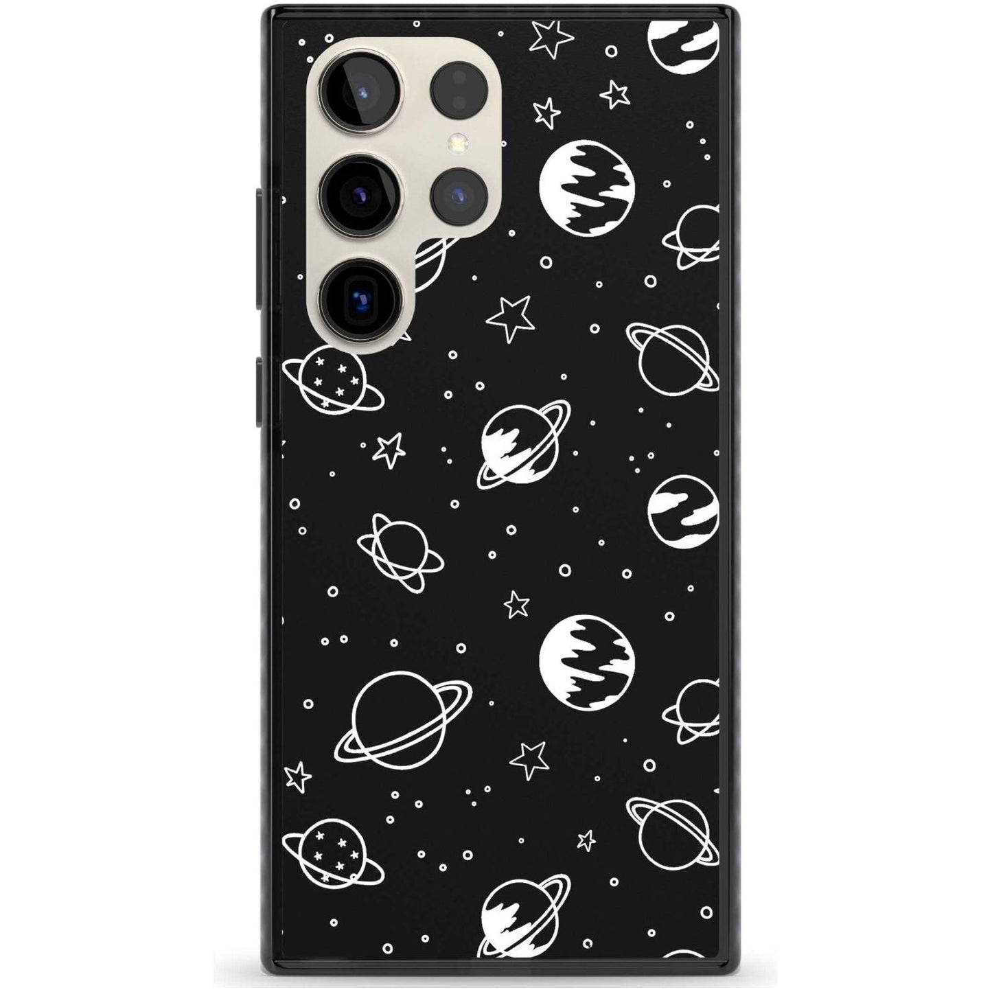 Cosmic Sketch White Black