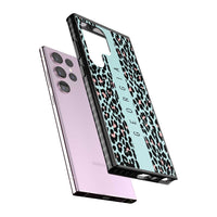 Léopard bleu personnalisé