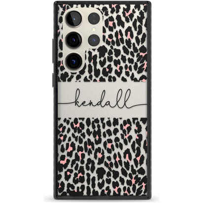 Personalised Cursive Leopard Spots