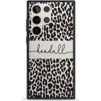 Personalised Cursive Leopard Spots