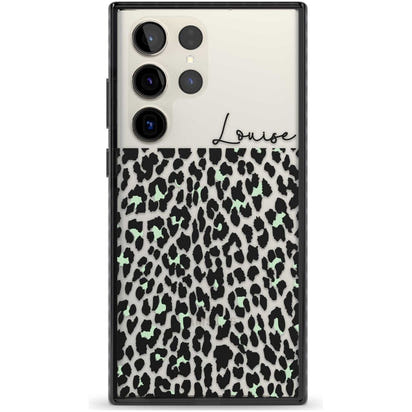 Personalised Seafoam Leopard