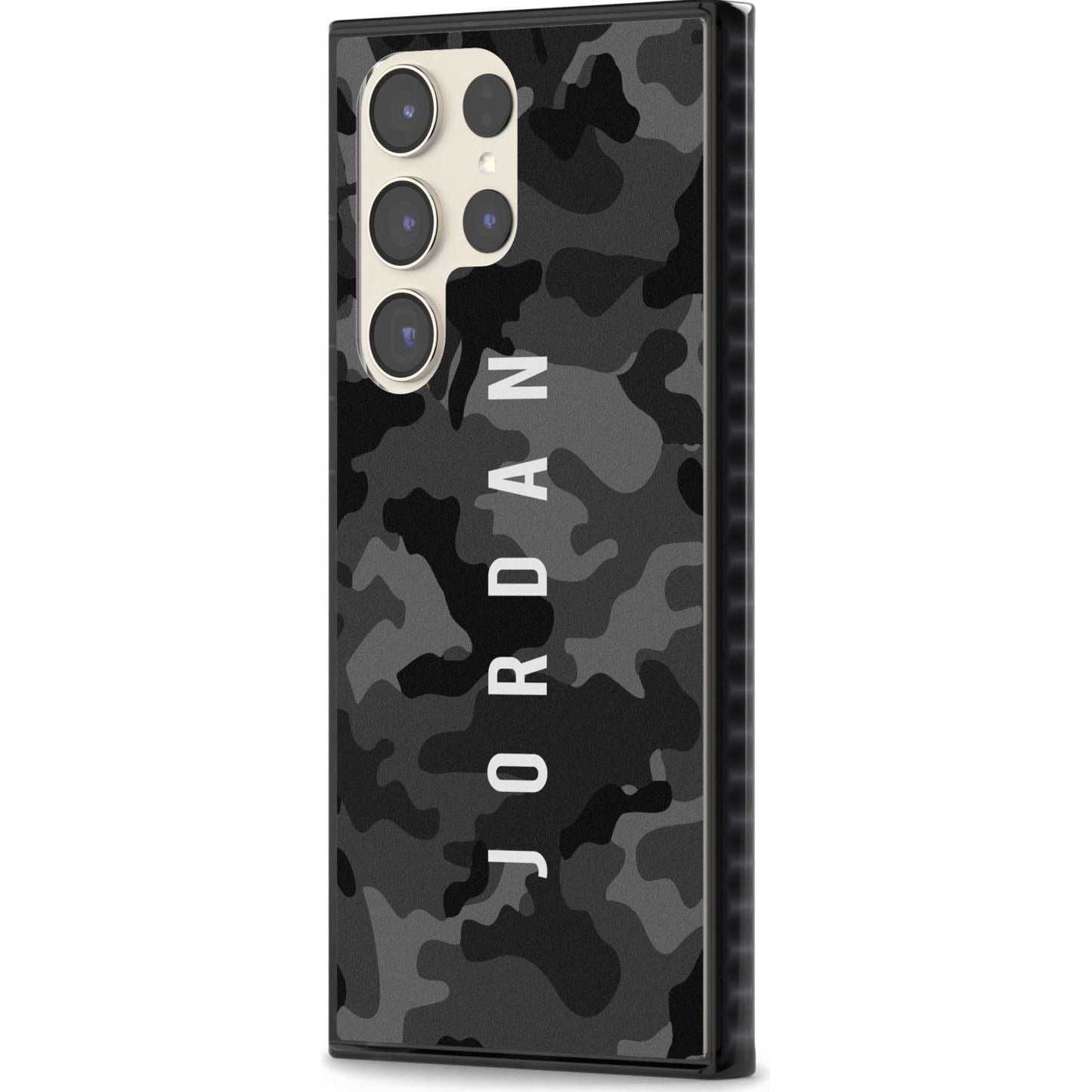 Personalised Black Camouflage Name