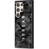 Personalised Black Camouflage Name