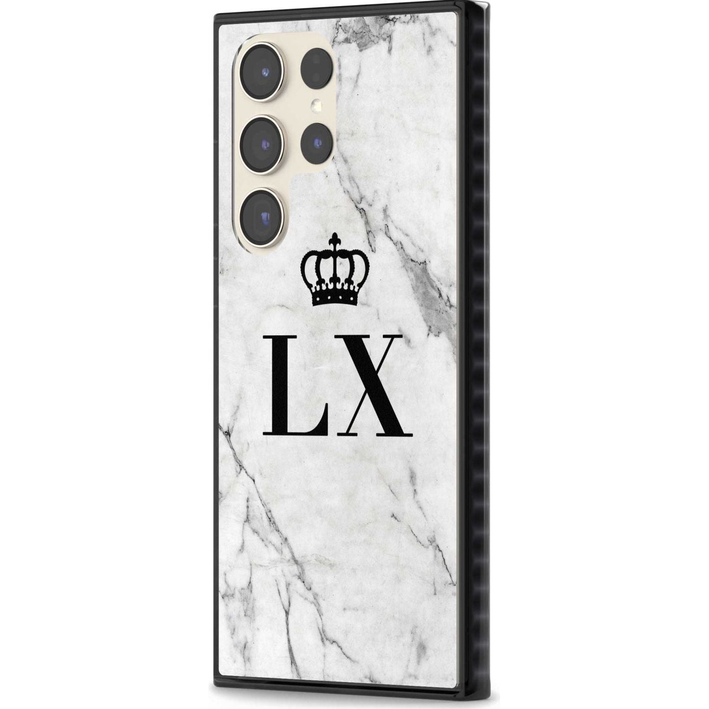 Personalised Initial Crown Marble