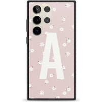Personalised Pink Daisy Initial