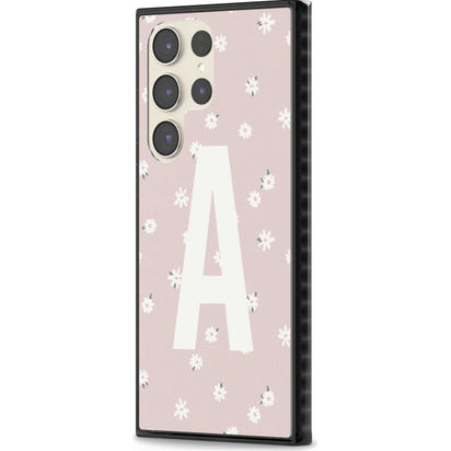 Personalised Pink Daisy Initial