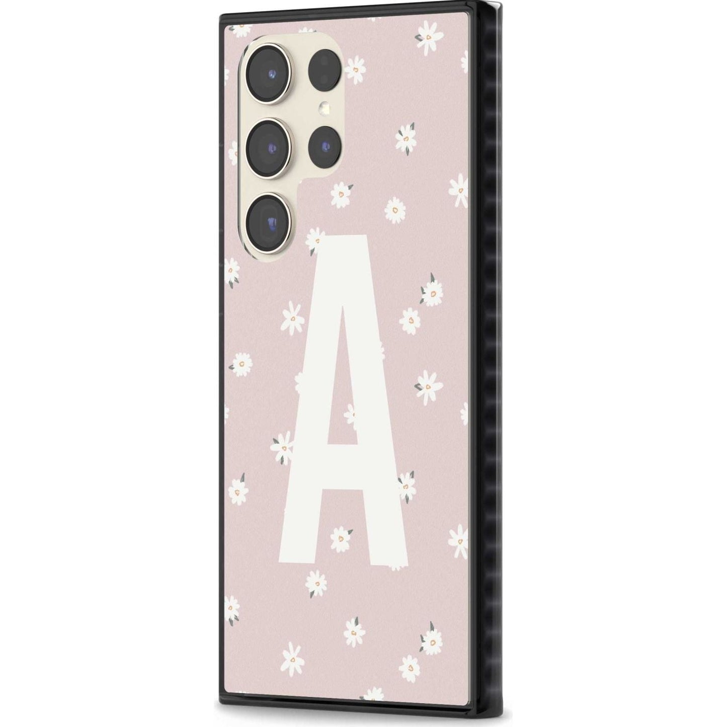 Personalised Pink Daisy Initial