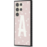 Personalised Pink Daisy Initial