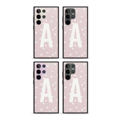 Personalised Pink Daisy Initial