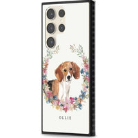 Personalised Beagle Floral Portrait