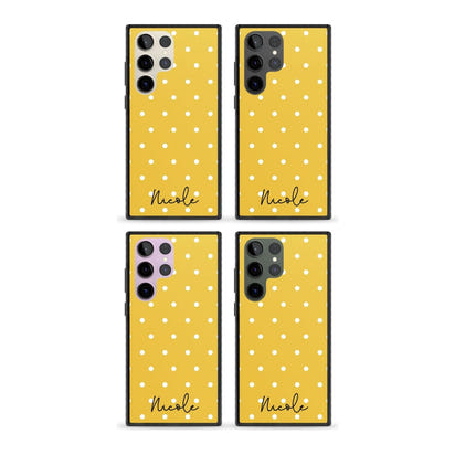 Personalised Yellow Polka Dot
