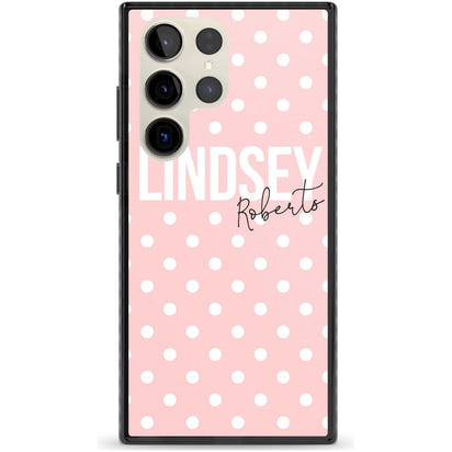 Personalised Pink Polka