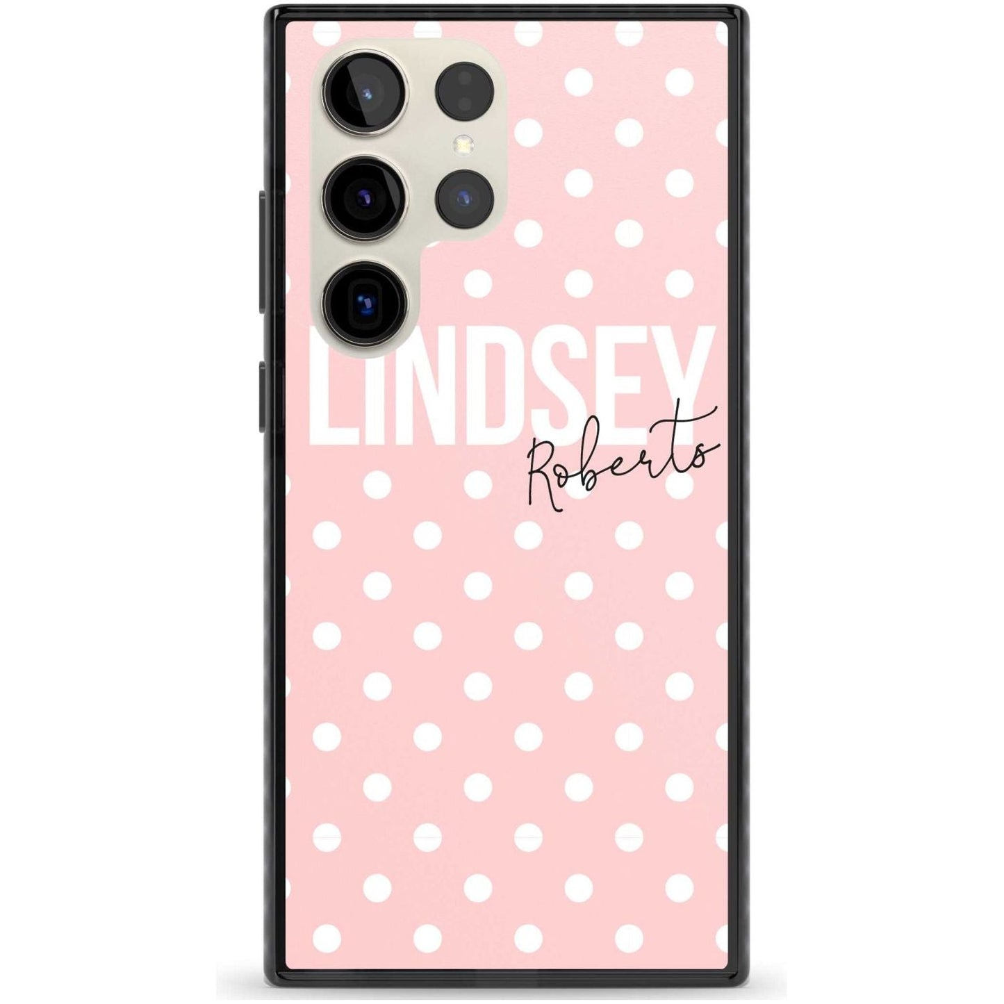 Personalised Pink Polka