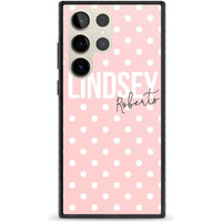 Personalised Pink Polka
