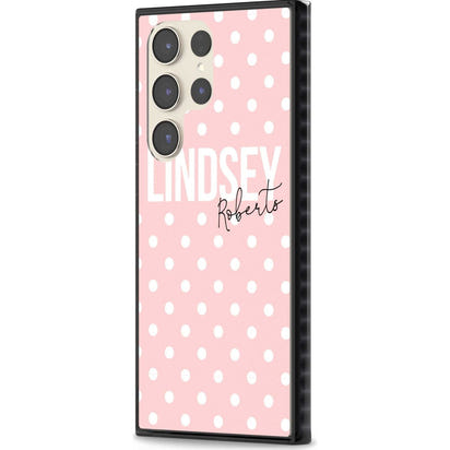 Personalised Pink Polka
