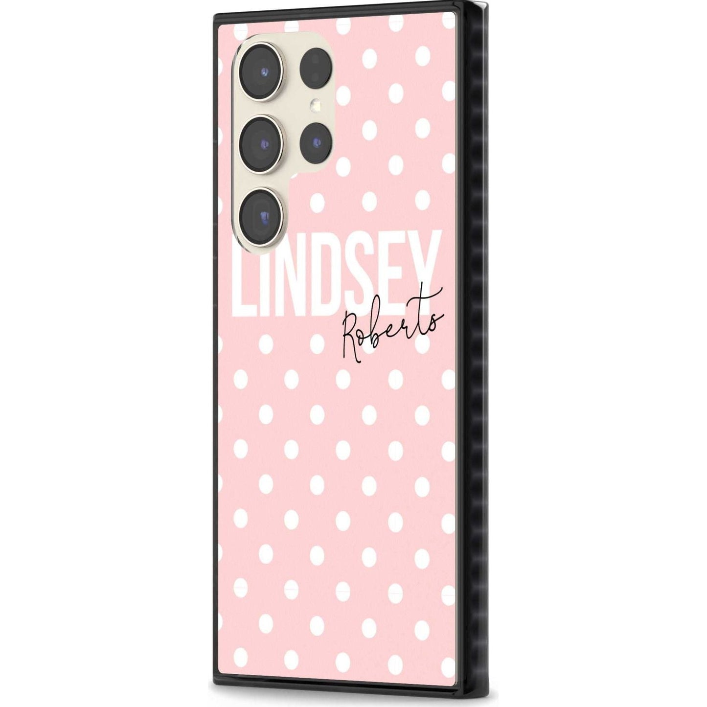 Personalised Pink Polka