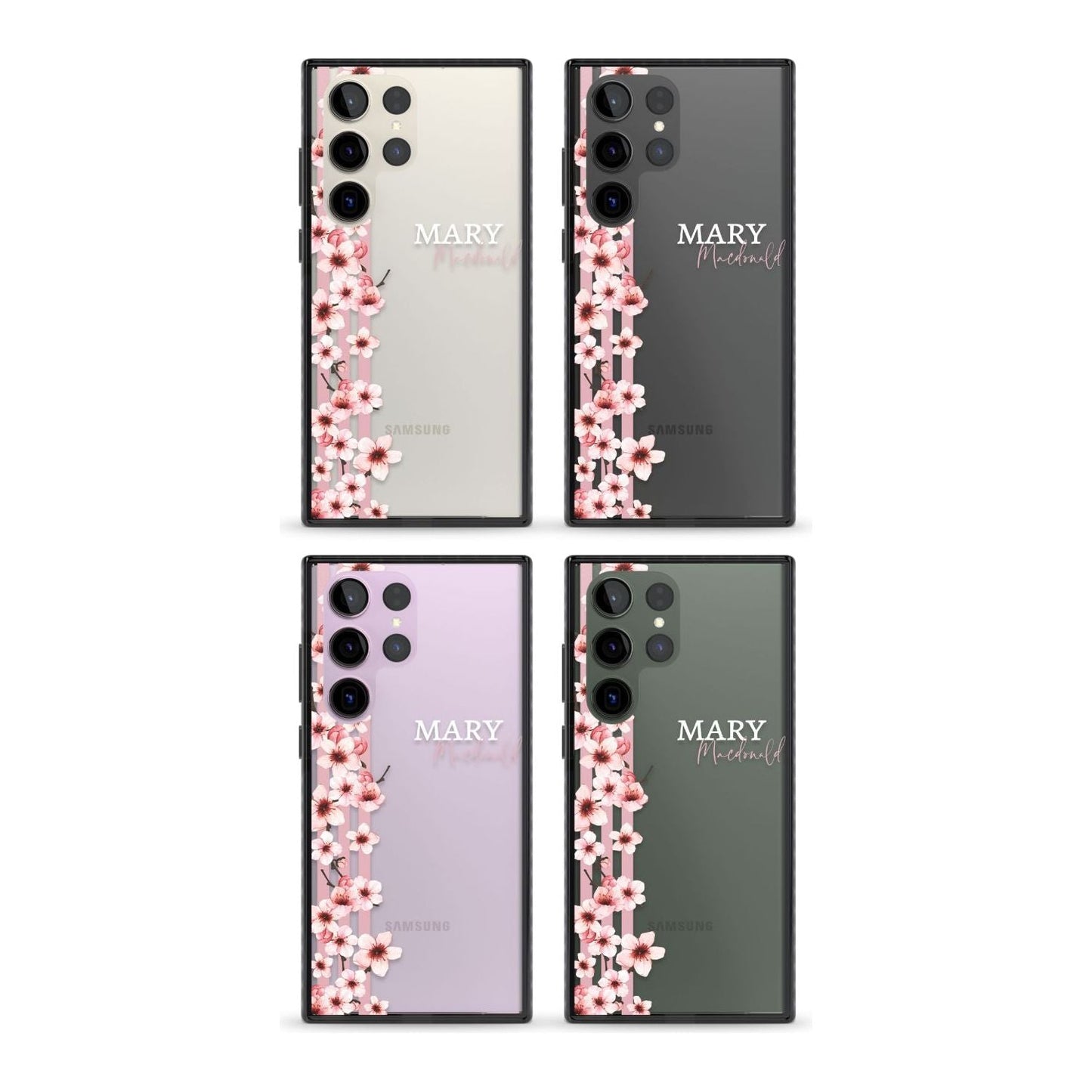 Personalisierte Kirschblütenstreifen