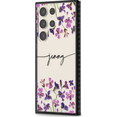 Personalised Purple Violets