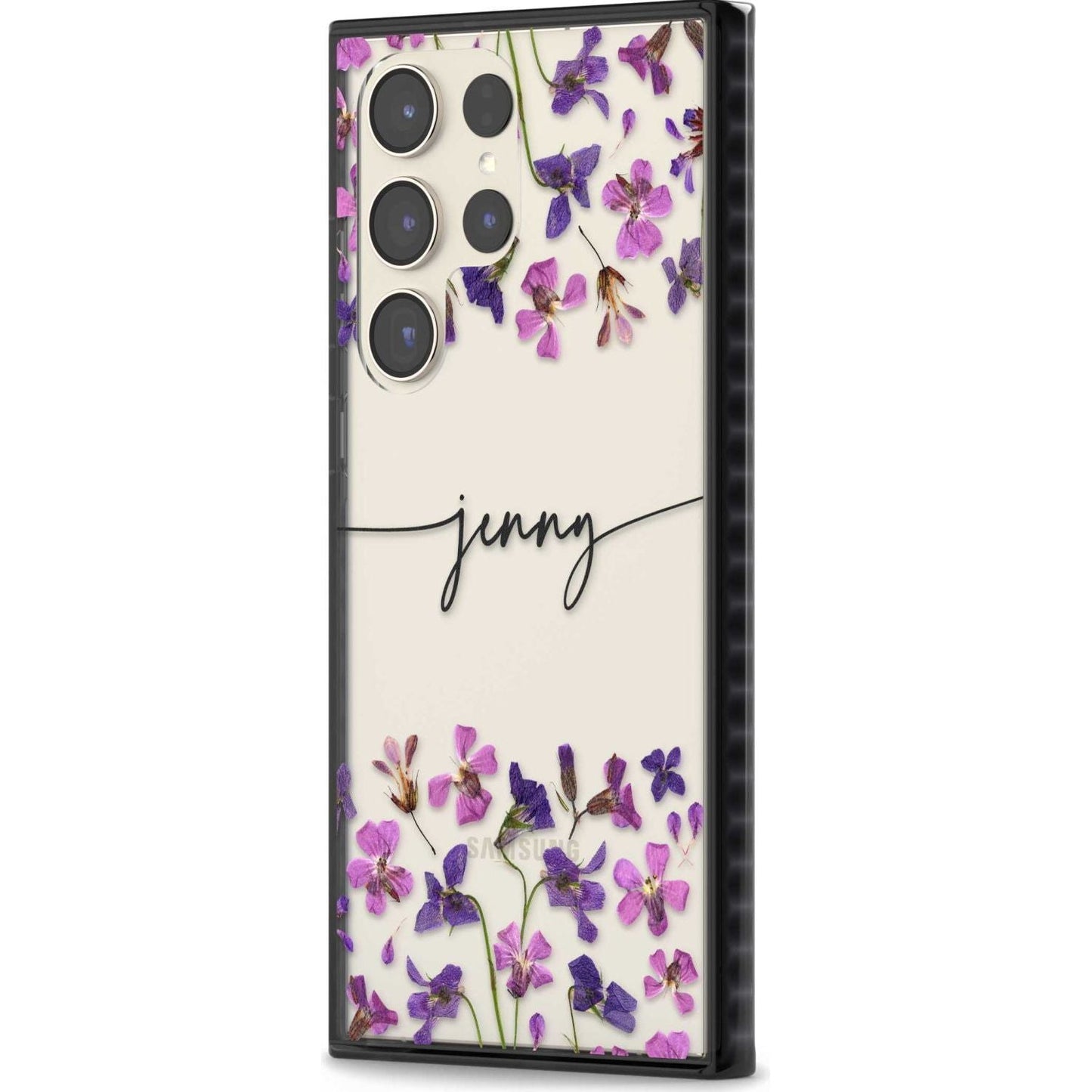 Personalised Purple Violets