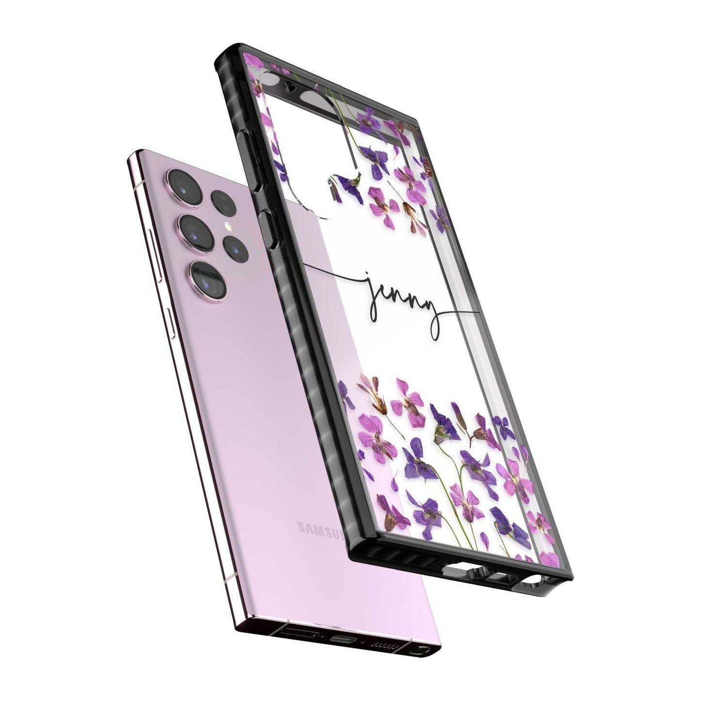 Personalised Purple Violets