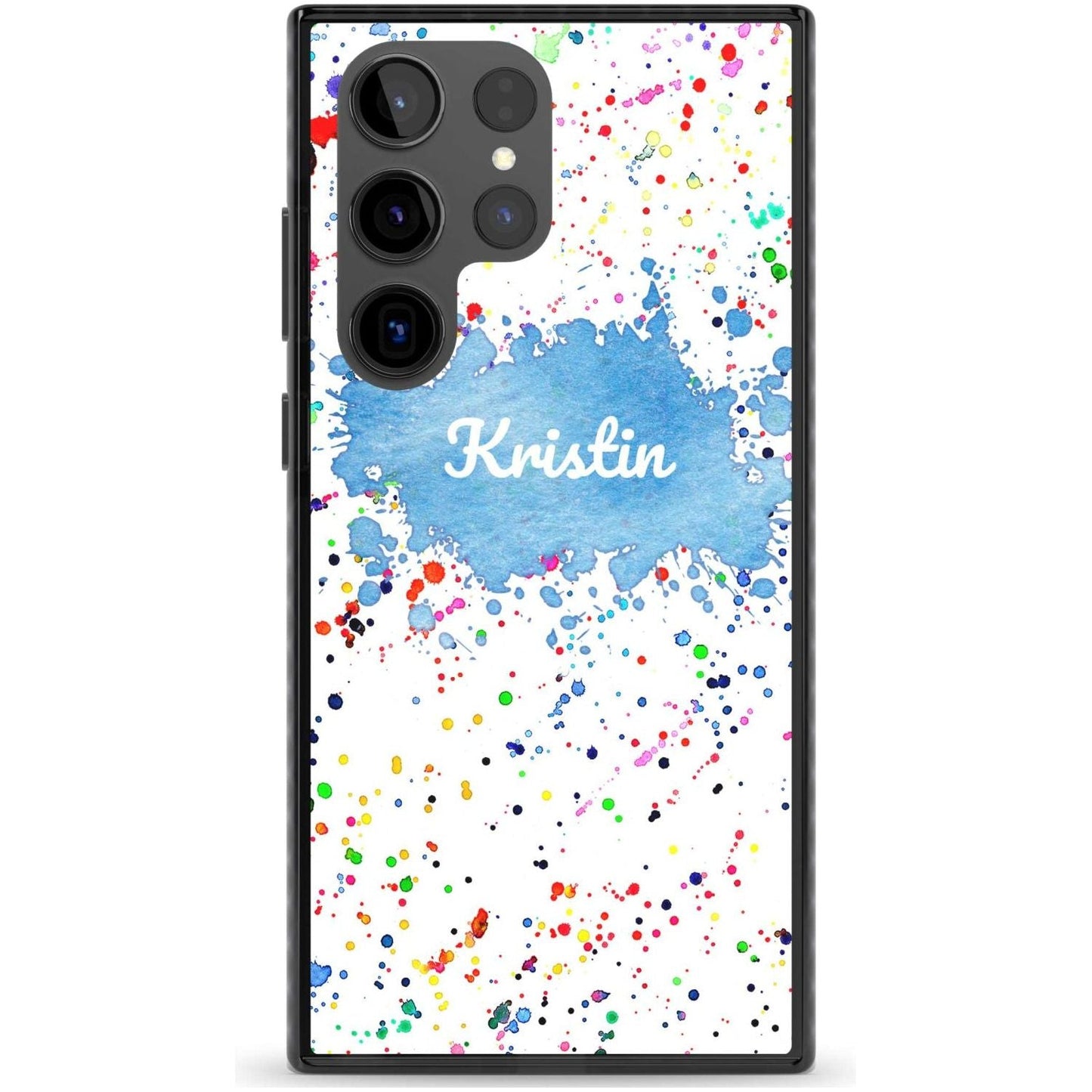 Personalised Rainbow Splatter Name