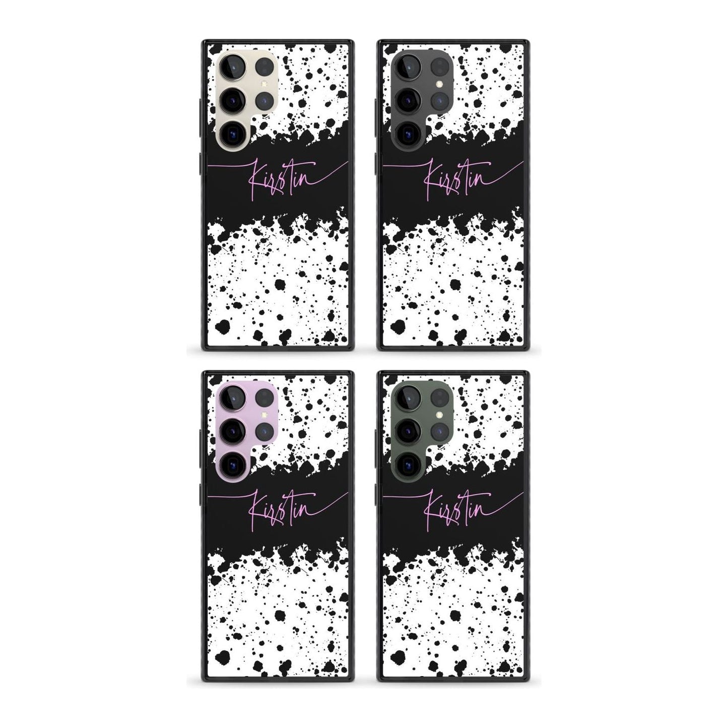 Personalised Bold Paint Splatters