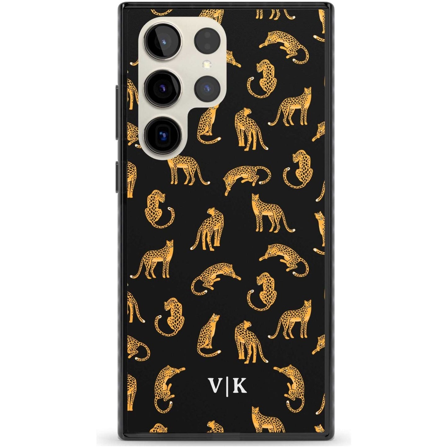 Personalised Gold Cheetah Pattern