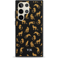 Personalised Gold Cheetah Pattern
