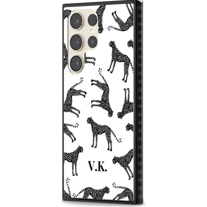 Personalised Black & White Cheetah Pattern